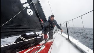 Vidéo du bord  Team Canada Ocean Racing deuxième jour de course [upl. by Ananna644]