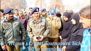 Anantnag Police organized a womens cricket tournament featuring six teams [upl. by Audres]