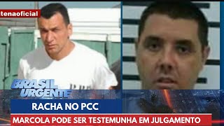 Racha no PCC Marcola pode participar de julgamento de rival  Brasil Urgente [upl. by Aimil391]