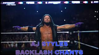 AJ Styles Backlash Crowd Chants France quotil est vraiment phénomenalquot WWE [upl. by Wareing]