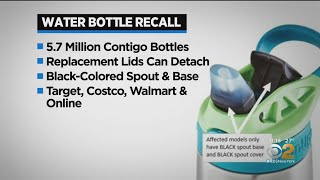 Contigo Water Bottles Recalled Over Possible Choking Hazard [upl. by Vina]