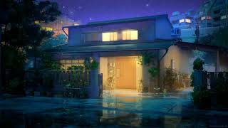 Lofi House Falling Stars Live Wallpaper [upl. by Aigneis685]