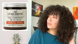 CURLY GIRL ROUTINE USING CURLSMITH  3C HAIR [upl. by Kwasi]