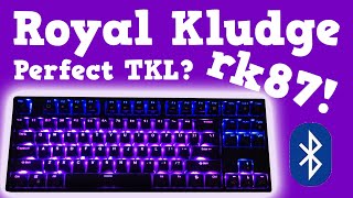 Royal Kludge RK87 Bluetooth RGB Keyboard Review [upl. by Adnilav900]