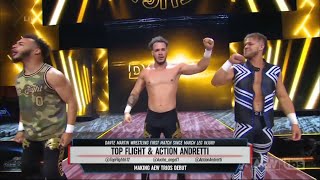 Top Flight amp Action Andretti Entrance  AEW Dynamite November 29 2023 [upl. by Ariaz]