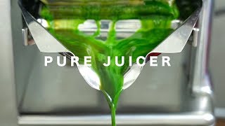 PURE JUICER  HYDRAULIC COLD PRESS JUICER [upl. by Navak421]