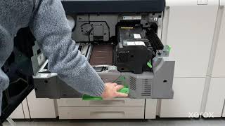 Xerox® PrimeLink® B9100 Series Printer Replacing the Fuser Cleaning Web [upl. by Vite764]