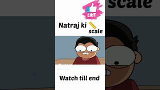 Natraj ki scale 📏 animation funnyshorts shortsfeed Hardtoonz22 NOTYOURTYPE RGBucketList [upl. by Ajiak]