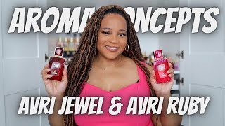 NEW MIDDLE EASTERN PERFUME REVIEW AVRI JEWEL amp AVRI RUBY [upl. by Sabah623]