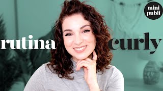 Mi rutina curly para principiantes  Cabello fino densidad media 2b2c mini Ad [upl. by Arbas948]