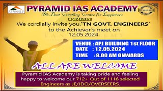 Pyramid Academy Achievers Meet 2024  712Selections  Overseer  RD  PWD  Highways  TWAD [upl. by Reklaw616]