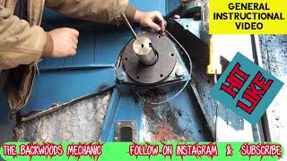 Instructional How To Remove amp Install a Main Tube Bearing on MILNOR 450 Commercial Washer Extractor [upl. by Christianna]