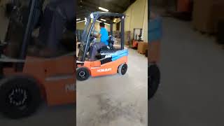 Forklift Electric Noblelift Type FE4P20Q Capacity 2 Ton 3 Meter [upl. by Gnad824]