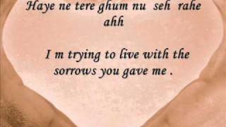 Kaleya Reh gaye ahh  ALONE  wid Lyrics amp english Translation [upl. by Janyte122]