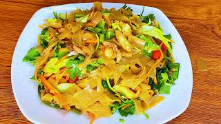 Rice noodles salad  Mixed noodles recipe [upl. by Alix931]