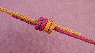 Rope connection knot knotting method [upl. by Edroi]