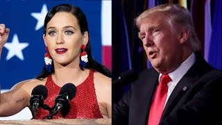 Celebrities React to Donald Trump Winning 2016 Presidential Election [upl. by Trojan407]