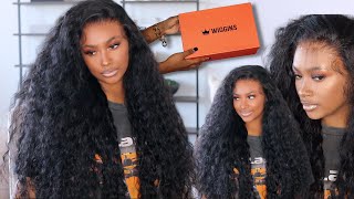 🔥😍MUST BUY THIS BEGINNER FRIENDLY WIG 250 DENSITY LOOSE DEEPWAVE FRONTAL WIG INSTALL Wiggins Hair [upl. by Anua]