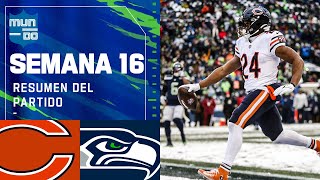 Chicago Bears vs Seattle Seahawks  Semana 16 NFL Game Highlights [upl. by Albright]