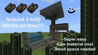 Super Easy Kelp Block Farm Tutorial Joke [upl. by Savage]