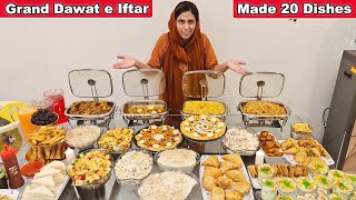 Sasural amp Maika Ki Special Dawat e Iftar Buffet l Made 20 Plus Dishes l Dawat Preperation Ideas [upl. by Drofkcor653]