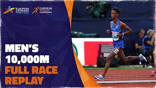 Mens 10000m Final  European Athletics Championships  Munich 2022 [upl. by Anilocin]