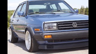 1989 Volkswagen MK2 Jetta 24V VR6 5 Speed Swap Straight Pipe BBS [upl. by Tristram]