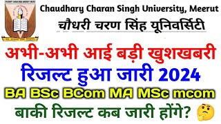 Ug pg result ccsu 2024  ccsu private exam result 2024  Pg exam result ccsu 2024  ug result [upl. by Balch]