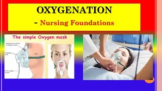 OXYGENATION  Nursing Foundation [upl. by Irallih]