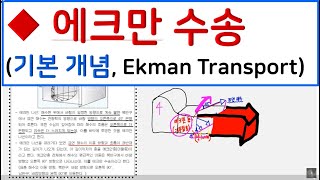 에크만 수송Ekman Transport [upl. by Eaton]