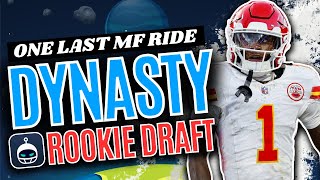 FINAL 2024 Dynasty Rookie Mock Draft  Superflex TE Premium [upl. by Enelrac]