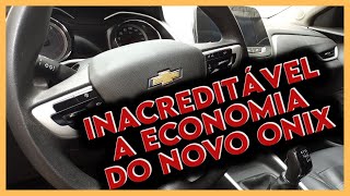 TESTE DE CONSUMO NOVO ONIX 10 TURBO 2020 É ECONÔMICO [upl. by Ihcekn]