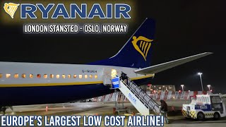 THE RYANAIR UK EXPERIENCE  London Stansted  Oslo Gardermoen [upl. by Oah]