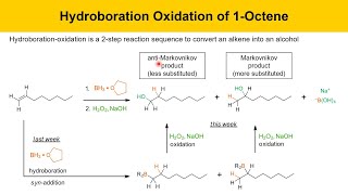 HydroborationOxidation of 1Octene Experiment Part 3 Week 2 Prelab Lecture [upl. by Inaniel]