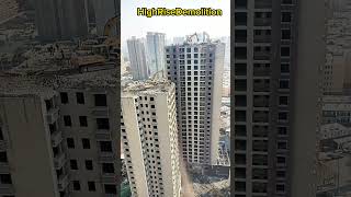 Incredible HighRise Demolition Watch This Tower Come Down Brick by Brick shorts [upl. by Htir769]