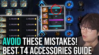 Lost Ark MUST WATCH BEST Tier 4 Accessories Guide How to gain DPS amp GOLD [upl. by Nyasuh]