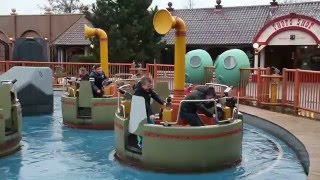 Attractiepark Slagharen in de winter januari 2016 HD [upl. by Mcconnell169]