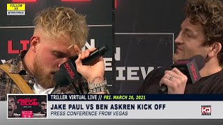 🤣 FUNNIEST JAKE PAUL vs BEN ASKREN INSULTS FROM PRESS CONFERENCE 😆 HIGHLIGHTS [upl. by Martainn]