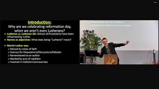 20241027 Sermon  Reformation Sunday  Martin Luthers 95 Theses  Romans 11617 32326 [upl. by Matusow]