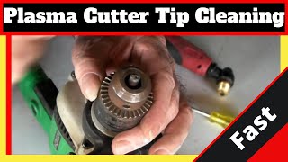 Plasma Cutter Tip Cleaning Fast [upl. by Nosyerg372]