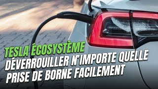 Comment DÉVERROUILLER la PRISE de charge sur une TESLA avec nimporte quelle BORNE [upl. by Cence]