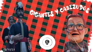 📣 GIGANTES Y CABEZUDOS  Centro [upl. by Nomyad]