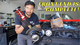 Installing a Brand New Subframe amp Upgrading Parts on My BMW E30  DIY Project [upl. by Sllew]