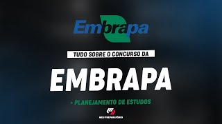 CONCURSO EMBRAPA  PLANEJAMENTO DE ESTUDOS [upl. by Finella]