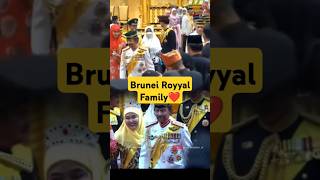 Beautiful Brunei Royyal Family❤ Long life king amp queen may allah bless you🥰 [upl. by Akkinahs]