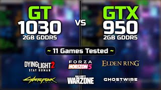 GT 1030 vs GTX 950  How Big Is The Difference [upl. by Litt]