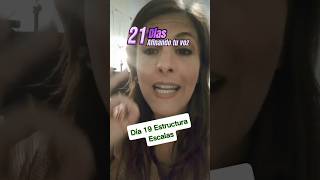 Aprende las escalas para afinar y entonar tu voz  Día 19 challenge tipsdecanto voz musica [upl. by Agnot662]