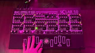 Solar 50 Synth First Experiments [upl. by Elyrrad680]