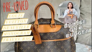 Louis Vuitton Deauville Monogram Travel Bag  All About Preloved Luxury Items [upl. by Richie]