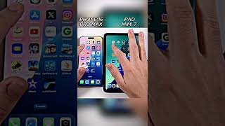 🔥 iPhone 16 Pro Max vs iPad Mini 7 Epic Speed Test 🏁 [upl. by Mcwherter]